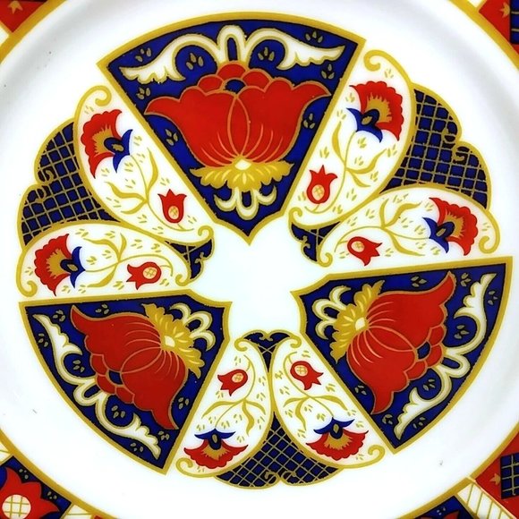 Salad Dessert Plate Derbyshire by Seymour Mann Fine China 6 pc set Vintage - Picture 3 of 5